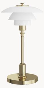 Lampada da tavolo portatile in vetro soffiato PH 1/1, dimmerabile