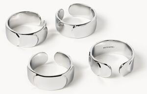 Set di 4 portatovaglioli Lea