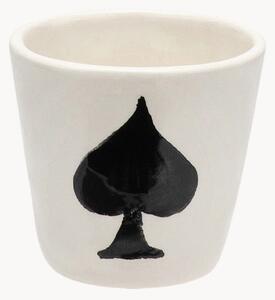 Tazzina da caffè dipinta a mano Ace of Spades