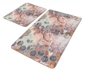Set di tappetini per il bagno in velluto 2 pz 60x100 cm – Mila Home