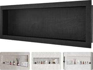 "NischenMeister - Nicchia per parete doccia 10x40,64x127cm - Installazione nicchia monostrato piastrellabile - Impermeabile - Pannello posteriore in XPS, legno, cemento - Bagno Camera da letto Studio"
