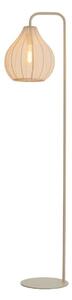 Lampada da terra beige con paralume in tessuto (altezza 156,5 cm) Elati - Light & Living