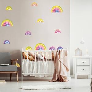 Adesivi degli arcobaleni in vari colori per la camera dei bambini