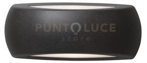 Alassio applique 1 luce attacco e27 biemissione nero ip66 confezion
