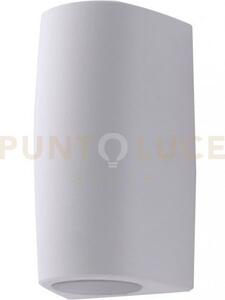 Aosta applique piccola 1 luce attacco gu10 bianco ip55