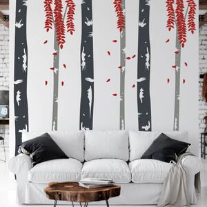 Adesivo murale - Alberi e tronchi