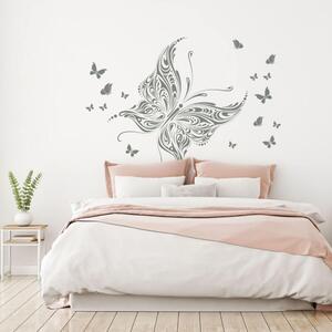 Adesivo da parete - Il reame delle farfalle