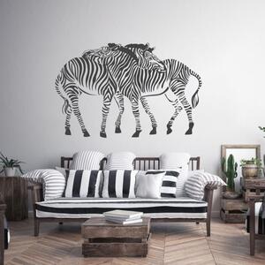Adesivi murali - Le zebre che si vogliono bene