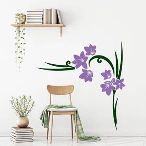 Adesivi murali - Ornamento con i fiori