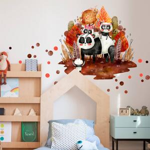 INDIGOS UG Adesivo Murale Animale – Decalcomania Nera 80x49 Cm Per Camera Bambini, Soggiorno, Ufficio