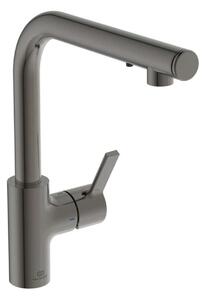 Ideal Standard Gusto - Miscelatore per lavello con dispenser di sapone, Magnetic Grey A7817A5