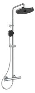 Ideal Standard CeraTherm - Set doccia termostatico, diametro 26 cm, 2 getti, cromo A7210AA