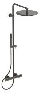 Ideal Standard CeraTherm - Set doccia con termostato, diametro 30 cm, Magnetic Grey A7589A5