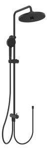 Ideal Standard CeraTherm - Set doccia senza miscelatore, diametro 26 cm, 2 getti, nero seta BD747XG