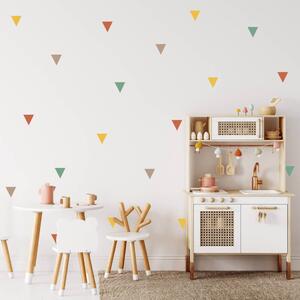 Triangoli - Adesivi colorati per la cameretta dei bambini