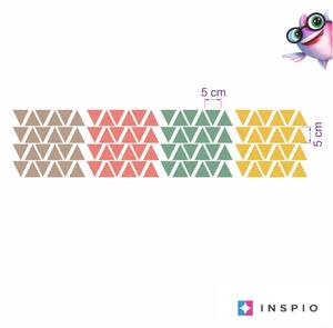Triangoli - Adesivi colorati per la cameretta dei bambini