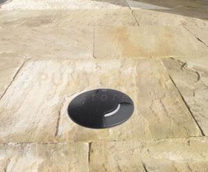 Capri calpestabile incasso tondo 9 cm 1 luce attacco gu10 biemissio