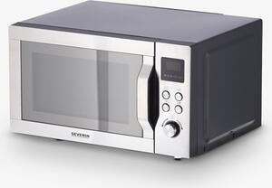 Severin Forno Microonde Combinato Ventilato con Grill Capacit 25 Litri Potenza 900 Watt colore Inox - MW7777