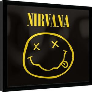 Quadro Nirvana - Smiley, Poster Incorniciato