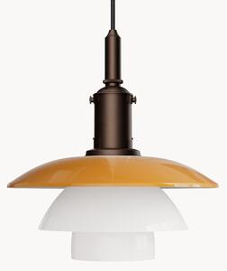 Lampada a sospensione piccola in vetro soffiato con luce regolabile PH 3/3