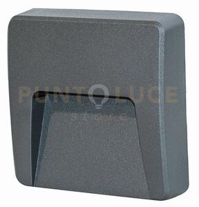 Extra segnapasso esterno 1 luce grigio antracite ip65 led cct 3000/