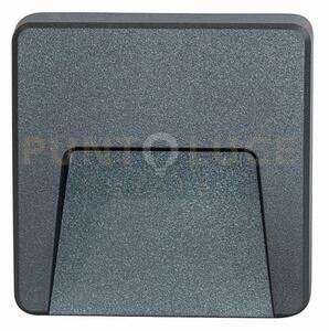Extra segnapasso esterno 1 luce grigio antracite ip65 led cct 3000/