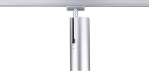 Paulmann URail Faretto a binario LED Theron, cromato 4.000 K Ø 6 cm dimmerabile, Alluminio / Grigio / Zincato, Soggiorno / Sala da pranzo, Plastica, Moderno