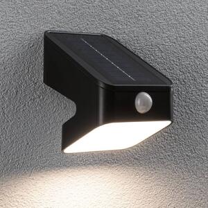 Paulmann Lampada da esterno a energia solare Lesly, antracite, con sensore, IP65 Lesly, Nero, Plastica, Moderno, Applique da esterni