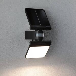 Paulmann Lampada da esterno a energia solare Lesla, antracite, con sensore, IP65 Lesla, Nero, Plastica, Moderno, Applique da esterni