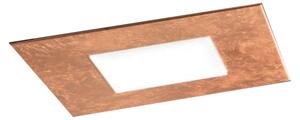Plafoniera Contemporanea Pixel Metallo Foglia Rame Led 34W