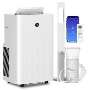 HOMCOM Climatizzatore Portatile da 12.000 BTU, Condizionatore 4-in-1 con Controllo WiFi e Vocale, Raffreddamento, Deumidificatore, Ventilatore, Modalità Notte | Aosom Italy