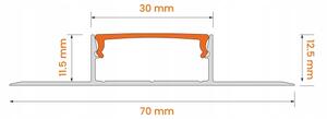 KIT 1x striscia LED MYLIVING LIGHTSTRIP LED/22W/230V 5 m + 5x profili da incasso da 1 m