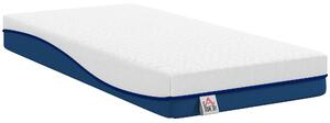 HOMCOM Materasso per 1 Persone con Imbottitura in Memory Foam al Tè Verde e Fodera Sfoderabile Lavabile, Durezza Media, 90x190 cm | Aosom Italy