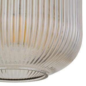 BRILAGI - Lampadario a sospensione con cavo OLIVIA 1xE27/15W/230V nero/verde/beige fumato