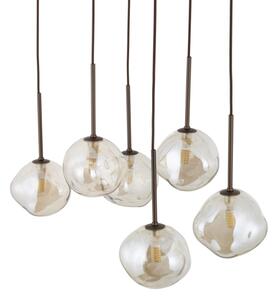 BRILAGI - Lampadario su cavo VULCANO 6xG9/8W/230V bronzo/beige fumé