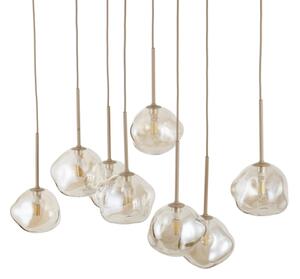 BRILAGI - Lampadario a sospensione con cavo VULCANO 8xG9/8W/230V beige/fumé beige