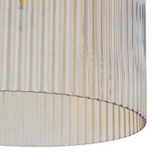 BRILAGI - Lampadario a sospensione con cavo OLIVIA 1xE27/15W/230V nero/ verde/beige fumoso