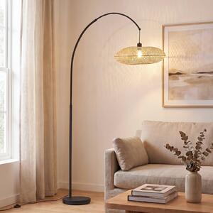 Lampada da terra Solvian Lindby, Nero, Soggiorno / Sala da pranzo, Metallo, Moderno, Lampada da terra