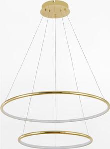 Zuma Line PL201004B-2GD - Lampadario LED a sospensione con filo MARSEILLE LED/40W/230V oro