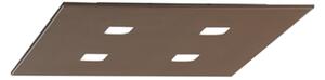 Plafoniera Contemporanea Sparta Metallo Ruggine 1 Luce Gx53