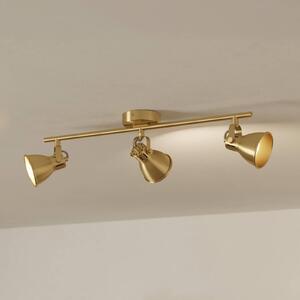 EGLO Faretto a soffitto Seras, Ottone / Oro, Soggiorno / Sala da pranzo, Metallo, Plafoniera