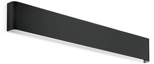 IDEAL LUX Applique da parete a LED Delta, Nero, Soggiorno / Sala da pranzo, Alluminio, Moderno, Applique a LED