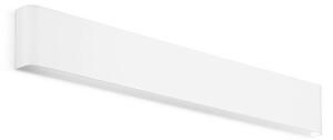 IDEAL LUX Applique da parete a LED Delta, Bianco / Opale, Soggiorno / Sala da pranzo, Alluminio, Moderno, Applique a LED