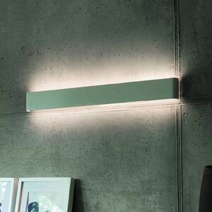 IDEAL LUX Applique da parete a LED Delta, Bianco / Opale, Soggiorno / Sala da pranzo, Alluminio, Moderno, Applique a LED