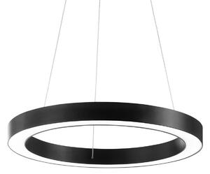 IDEAL LUX Ideal Lux lampada LED a sospensione Oracle, Ø 60 cm, nero, 3.000 K Oracle, Nero, Soggiorno / Sala da pranzo, Alluminio, Moderno