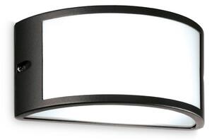 IDEAL LUX Applique da esterni Rex 1, dimmerabile, Nero, Alluminio, Applique da esterni