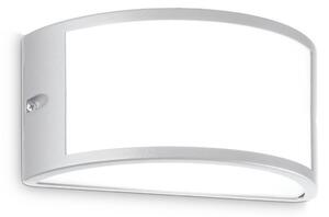 IDEAL LUX Applique da esterni Rex 1, dimmerabile, Alluminio / Grigio / Zincato, Alluminio, Applique da esterni