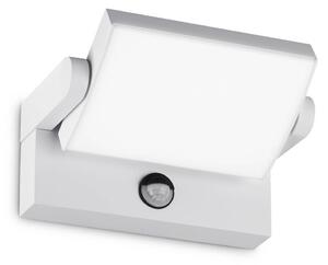 IDEAL LUX Applique da esterni LED Ideal Lux Swipe Sensor, bianco, IP54 Sensor, Bianco / Opale, Metallo, Moderno