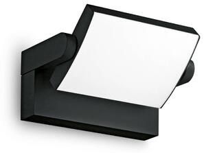 IDEAL LUX Applique da esterni a LED Swipe, Nero, Metallo, Moderno, Applique LED da esterni