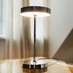 Dyberg Larsen Lampada da tavolo Starlight, dimmerabile, Cromo / Argento, Soggiorno / Sala da pranzo, Metallo, Design, Lampada da tavolo